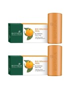 Biotique Bio Orange Peel Revitalizing Body Soap, Pack of 2 (150g each), With Pure Fruit & Vegetable Extracts